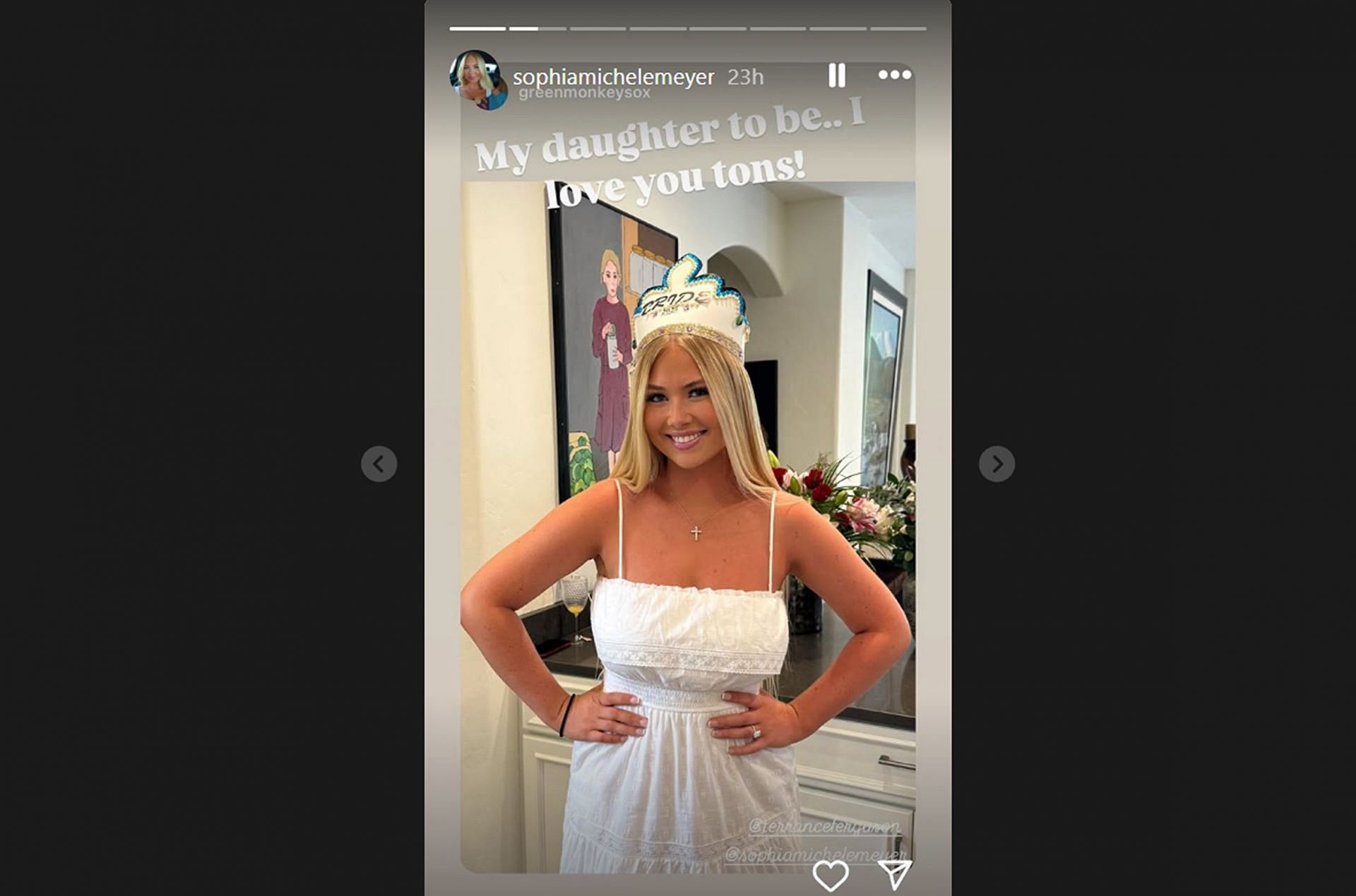 Sophia Meyer gets major love from her future MIL during bridal shower/@sophiamichelemeyer